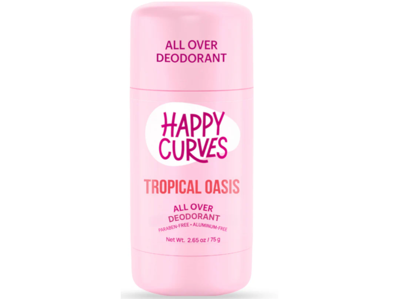 Happy Curves All Over Deodorant, Tropical Oasis, 2.65 oz/75 g