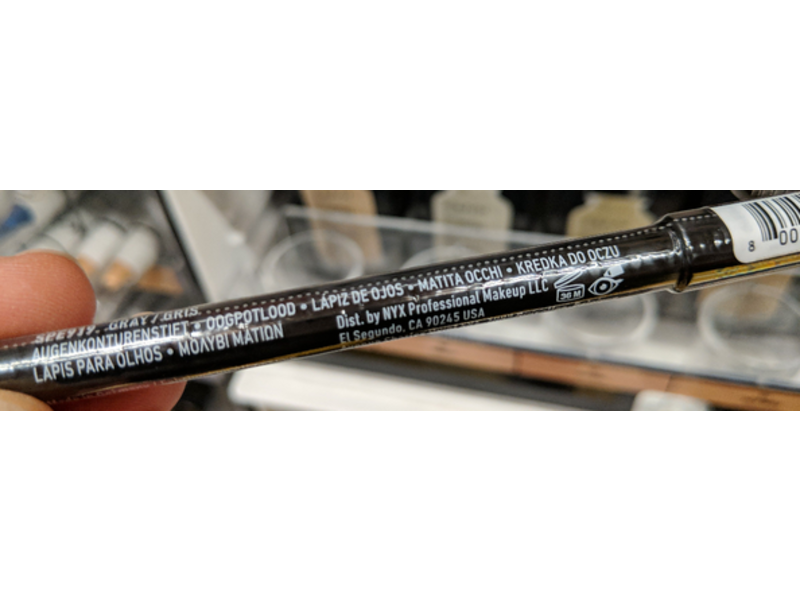 Nyx Cosmetics Slim Eye Pencil, Gray, 0.03 oz/7.1 g