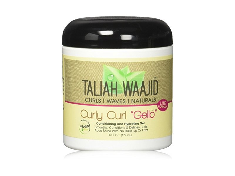 Taliah Waajid Curly Curl Gello Conditioning And Hydrating Gel, Shea Butter, Vitamin E, 6 fl oz/177 mL