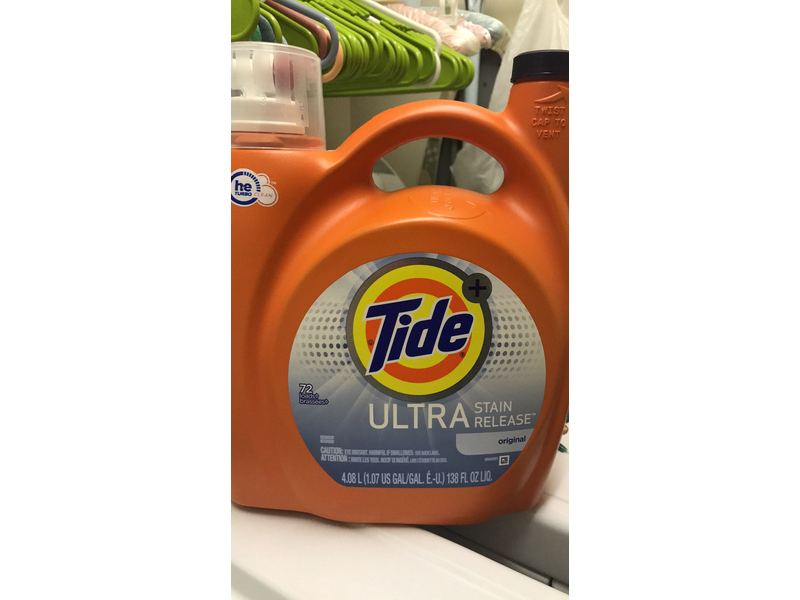 Tide Ultra Stain Release High Efficiency Liquid Laundry Detergent, 138 Oz