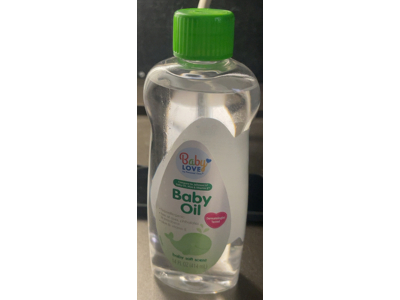 Baby Love Baby Oil, Baby Soft Scent, 14 fl oz/414 mL