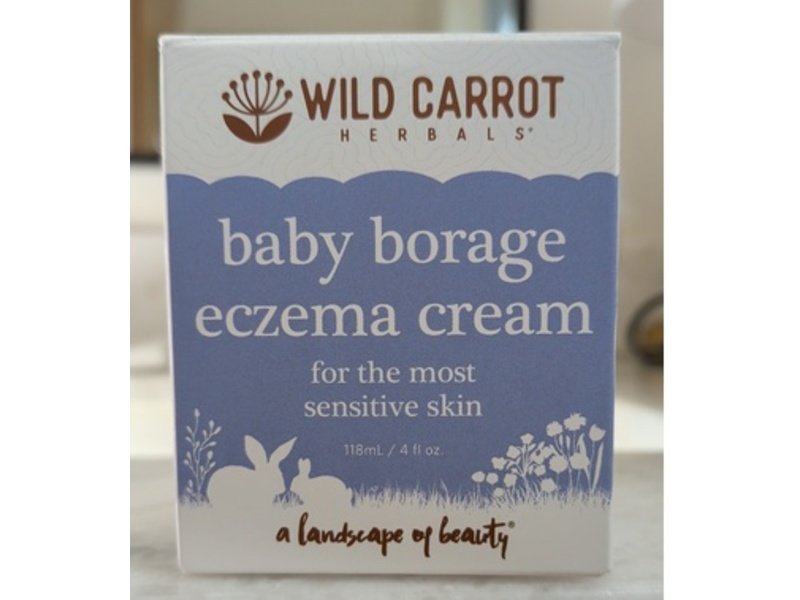 Wild Carrot Baby Borage Eczema Cream, 4 fl oz/118 mL