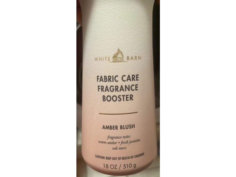 Bath & Body Works White Barn Fabric Care Fragrance Booster, Amber Blush, 18 oz/510 g