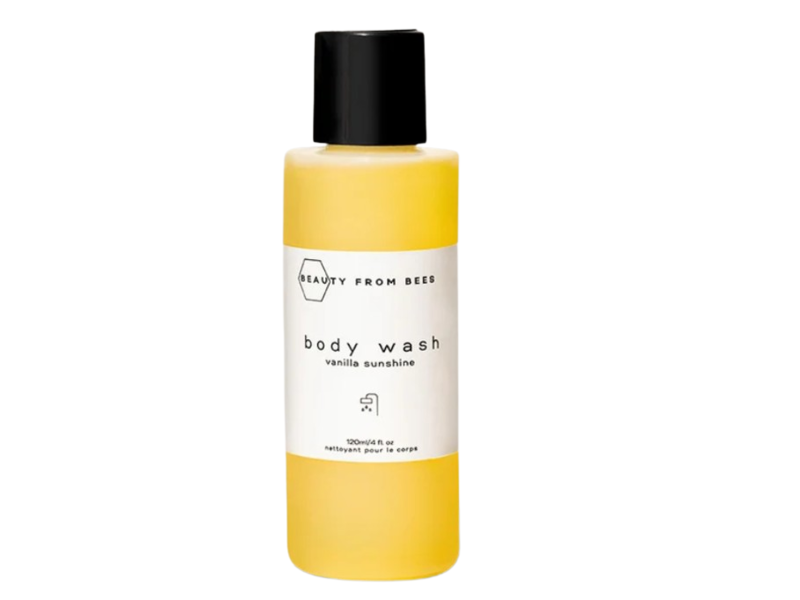 Beauty From Bees Body Wash, Vanilla Sunshine, 4 fl oz/120 mL
