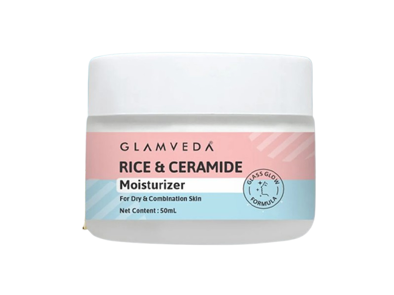 Glamveda Moisturizer, Rice & Ceramide , 50 mL