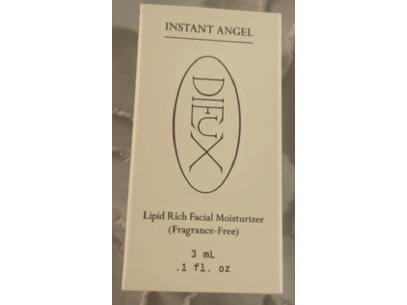 Dieux Instant Angel Lipid Rich Facial Moisturizer, 0.1 fl oz/3 mL