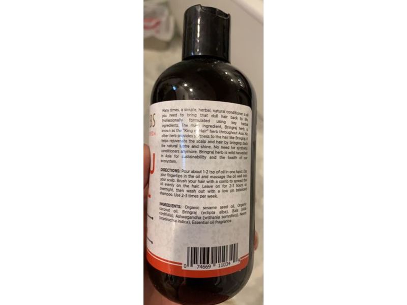 Vadik Herbs Bringraj Hair Oil, 8 fl oz/237 mL
