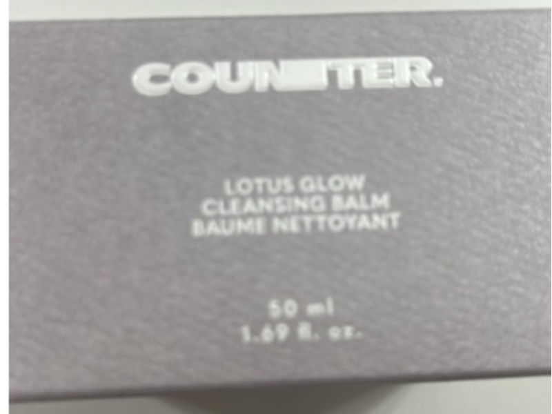 Counter Lotus Glow Cleansing Balm, 1.69 fl oz/50 mL