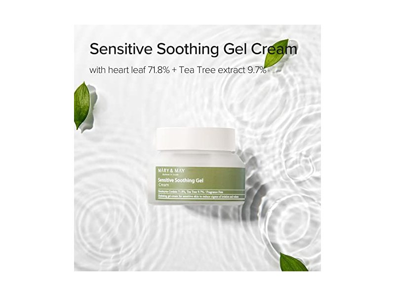 Mary & May Sensitive Soothing Gel Cream, 70 g/2.46 fl oz