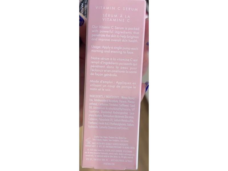 Kylie Skin Vitamin C Serum, 0.7 fl oz/20 mL