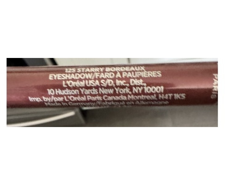 Loreal Paris Le Shadow Stick, 125 Starry Bordeaux, 0.05 oz
