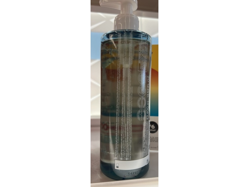 Vichy Purete Thermale Fresh Cleansing Gel, Niacinamide B3, 13.52 fl oz/400 mL