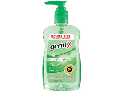 Germ-x Advanced Hand Sanitizer, Aloe, 12 fl oz