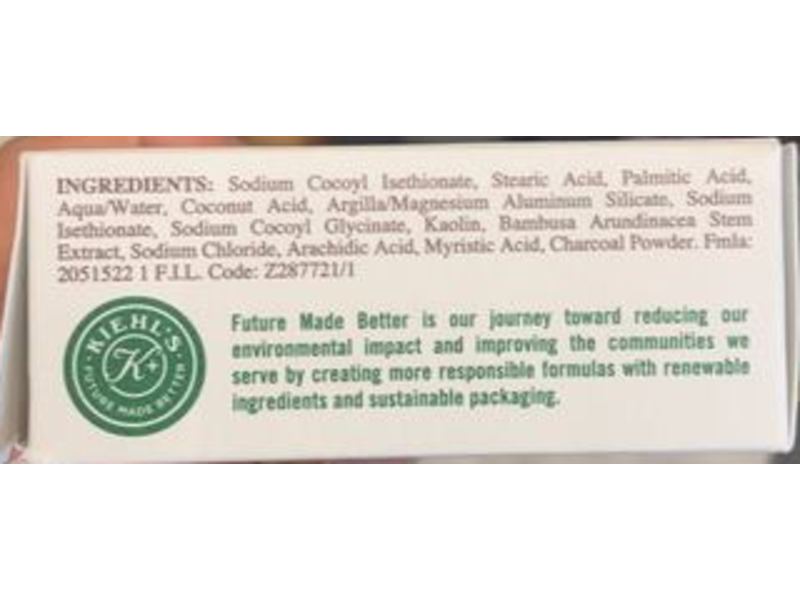 Kiehl's Rare Earth Deep Pore Purifying Concentrated Cleansing Bar, 3.5 oz/100 g