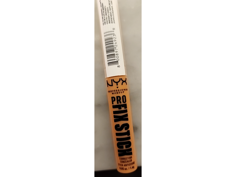 Nyx Professional Makeup Pro Fix Stick Correcting Concealer, Dark Peach, 0.05 oz/1.4 g
