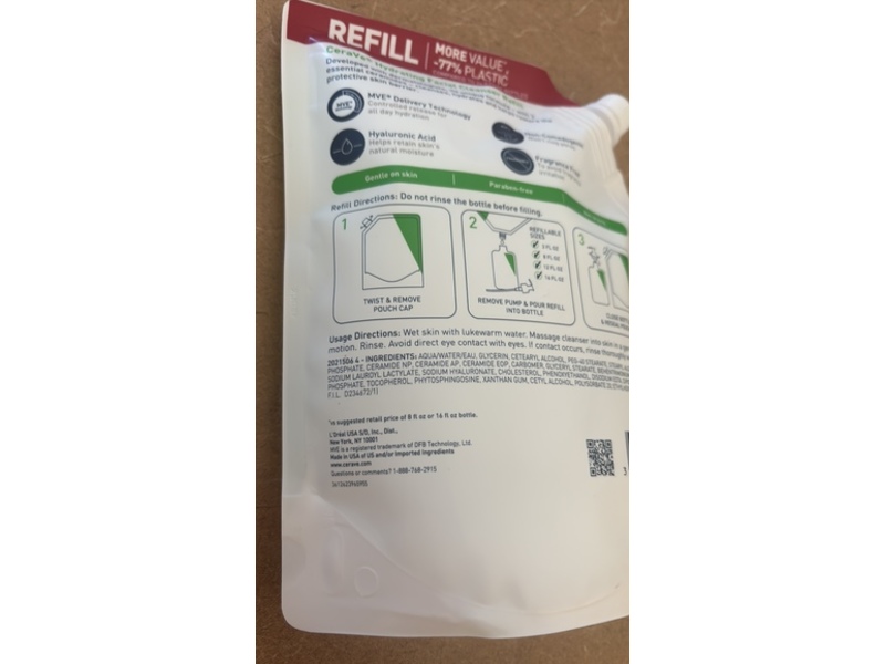 CeraVe Hydrating Facial Cleanser, 16 oz/473 mL