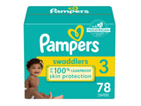 Pampers Swaddlers Diapers Size 3, 78 Counts - Image 2