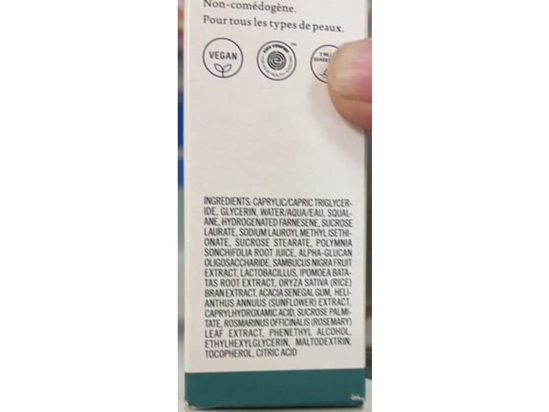 Biossance Squalane + Elderberry Jelly Facial Cleanser, 1.35 fl oz/40 mL