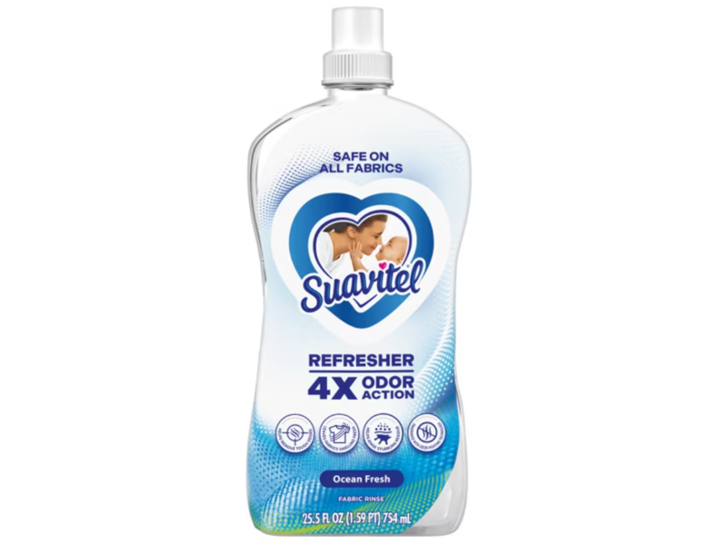 Suavitel Refresher 4X Odor Action Fabric Rinse, Ocean Fresh, 25.5 fl oz/754 mL