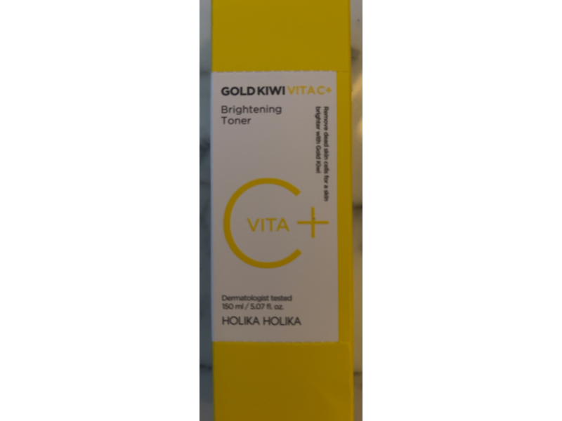 Holika Holika Gold Kiwi Vita C Plus Brightening Toner, 5.07 fl oz/150 mL