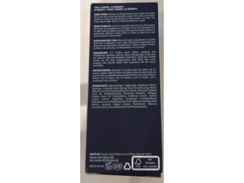 Joanna Czech The C+ Serum, 1 fl oz/30 mL