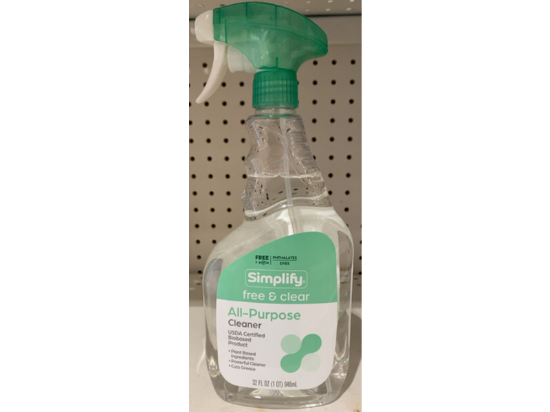 Simplify All Purpose Cleaner, 32 fl oz/946 mL
