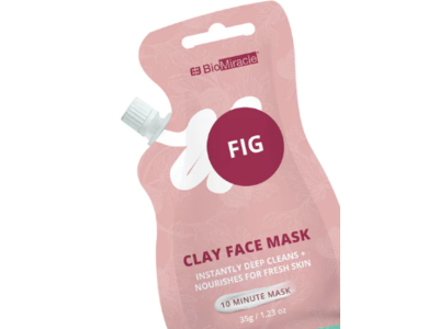 BioMiracle Clay Face Mask, Fig, 1.23 oz/35 g