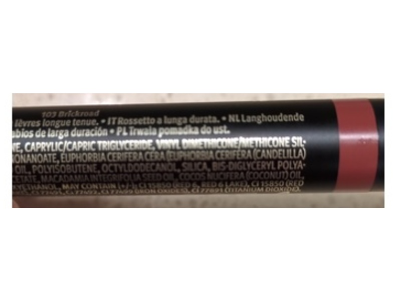 Essence The Slim Stick Lipstick, 103 Brickroad, 0.05 oz/1.7 g