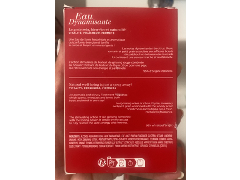 Clarins Eau Dynamisante Treatment Fragrance, 3.3 fl oz/100 mL