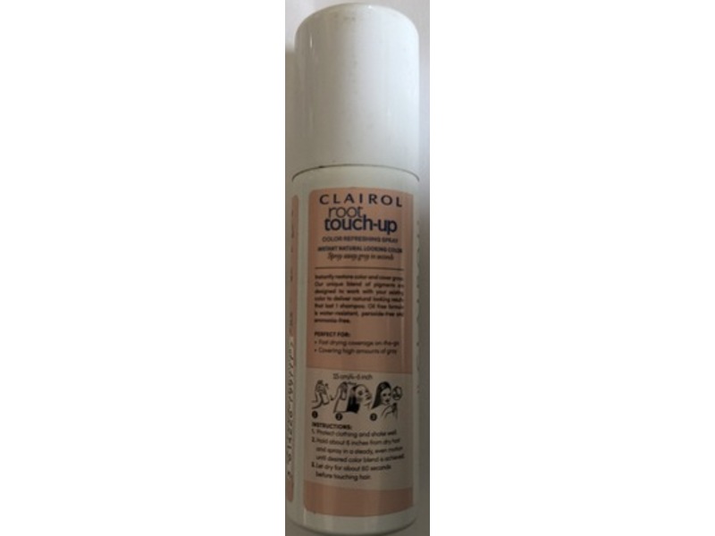 Clairol Root Touch Up Color Refreshing Spray, Black, 1.8 oz/52.7 g
