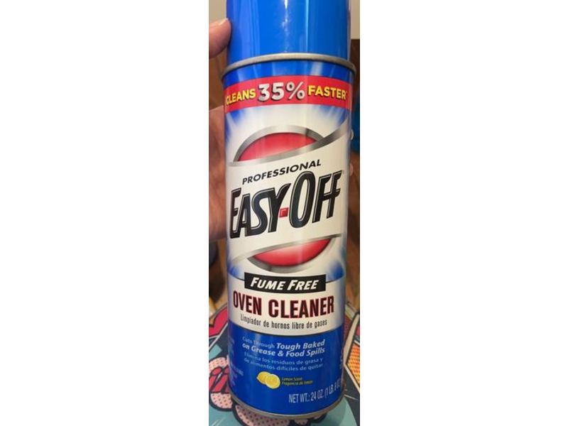 Professional Easy-Off Oven Cleaner, Fume Free, Lemon Scent, 24 oz/1 Lb