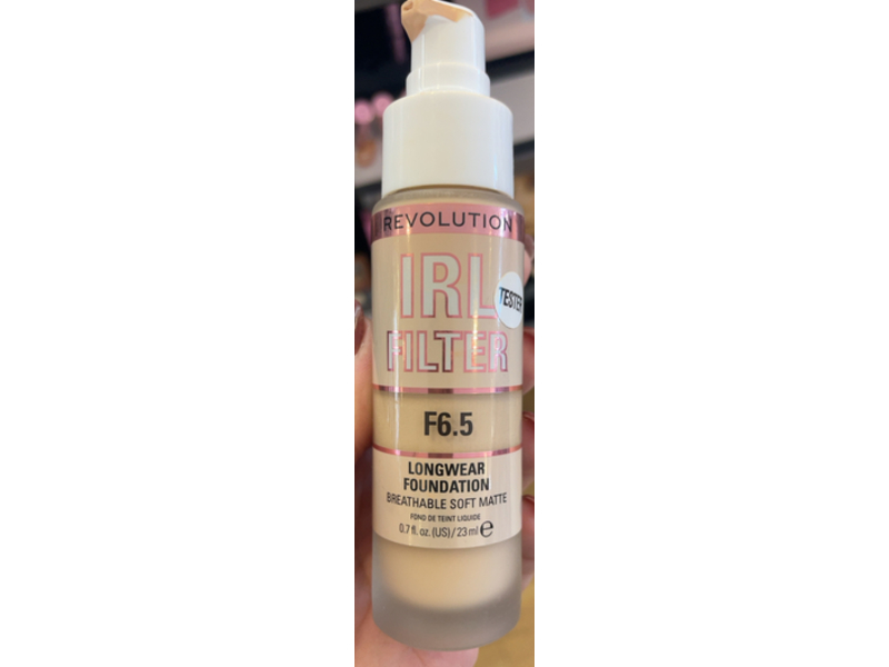 Revolution Irl Filter Longwear Foundation, F6.5, 0.7 fl oz/23 mL