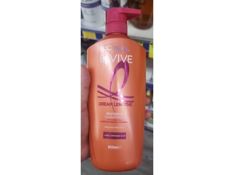 L'Oreal Paris Elvive Dream Lengths Restoring Shampoo, 800 mL