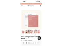 Biodance Bio Collagen Real Deep Face Sheet Mask, 1.19 oz/34 g, 4 Count - thumbnail 2