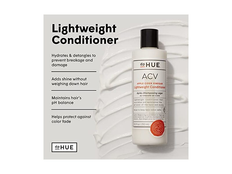 dpHue Lightweight Conditioner, Apple Cider Vinegar, 8.5 fl oz/250 mL