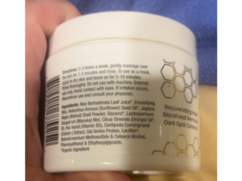 Era Organics Revive+ Microdermabrasion Scrub & Mask, Manuka Honey Walnut, 4 oz/113 g