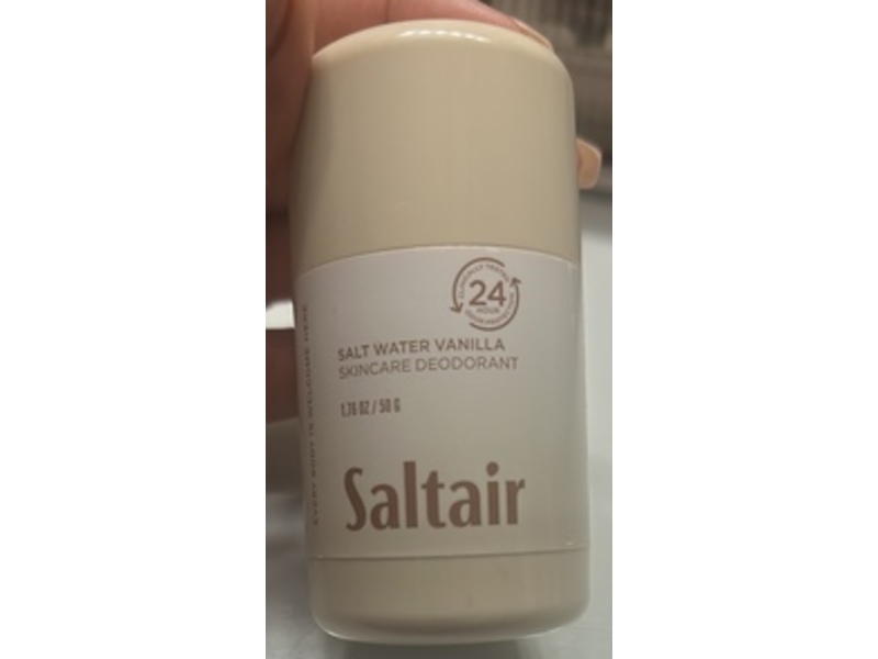 Saltair Deodorant, Salt Water Vanilla, 1.76 oz/50 g
