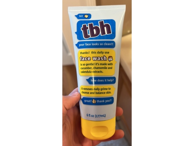 tbh Kids Face Wash, 6 fl oz/177 mL
