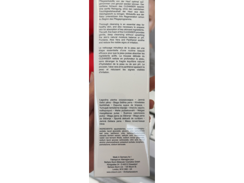 Dr. Barbara Sturm Molecular Cleanser, 5.07 oz/150 mL