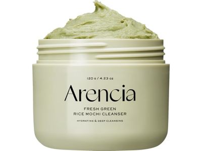 Arencia Fresh Green Rice Mochi Face Cleanser, 4.23 oz/120 g