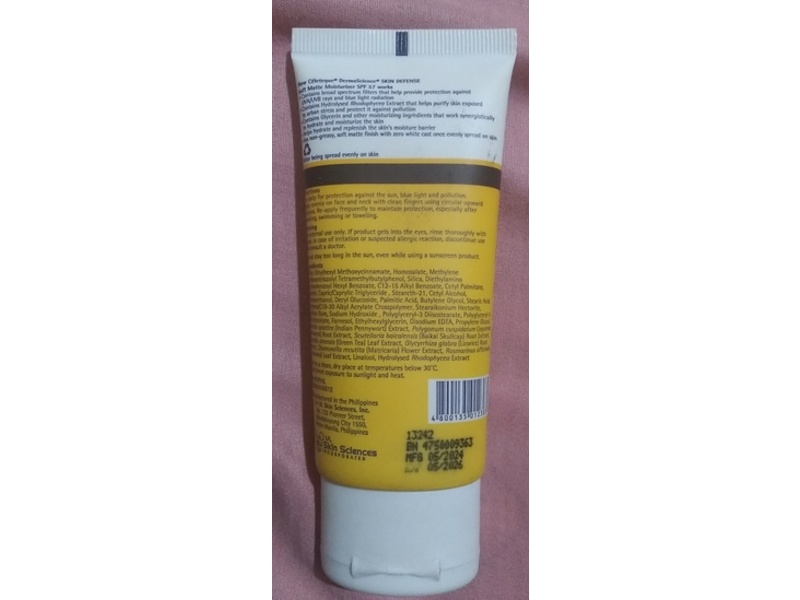 Celeteque Skin Defense Soft Matte Moisturizer, SPF 57+, 50 mL