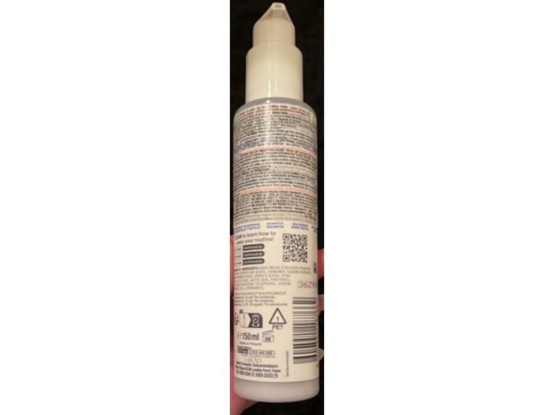 Mixa Anti-Reaction Non-Foaming Gentle Cleanser, Panthenol+Probiotic Extracts, 150 mL