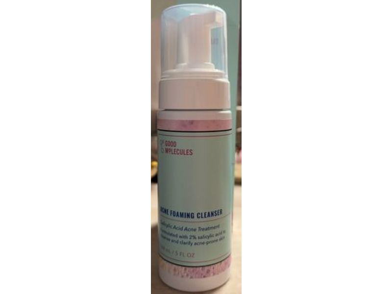 Good Molecules Acne Foaming Cleanser, 5.4 fl oz/148 mL