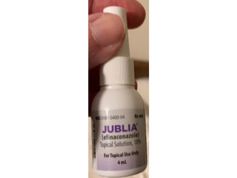Jublia (efinaconazole) Topical Solution, 10%, 4 mL Bausch Health US, LLC (RX)