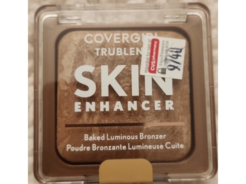 CoverGirl TruBlend Skin Enhancer Baked Luminous Bronzer, 300 Honey Bun, 0.28 oz/8 g