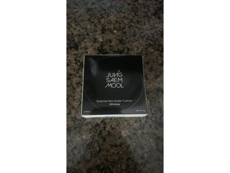 Jung Saem Mool Essential Skin Nuder Cushion, 23N Honey, 0.49 oz/14 g