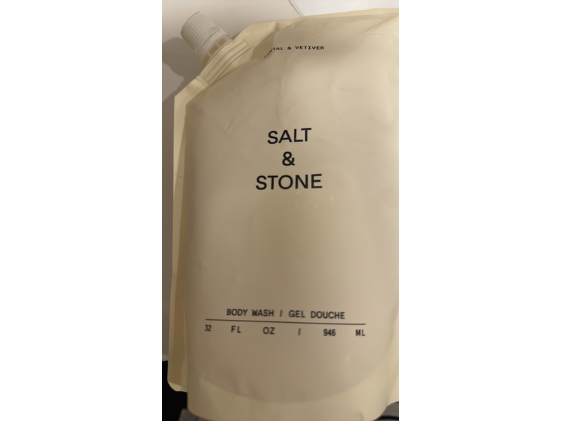 Salt & Stone Body Wash Refill, Santal & Vetiver, 32 fl oz/946 mL