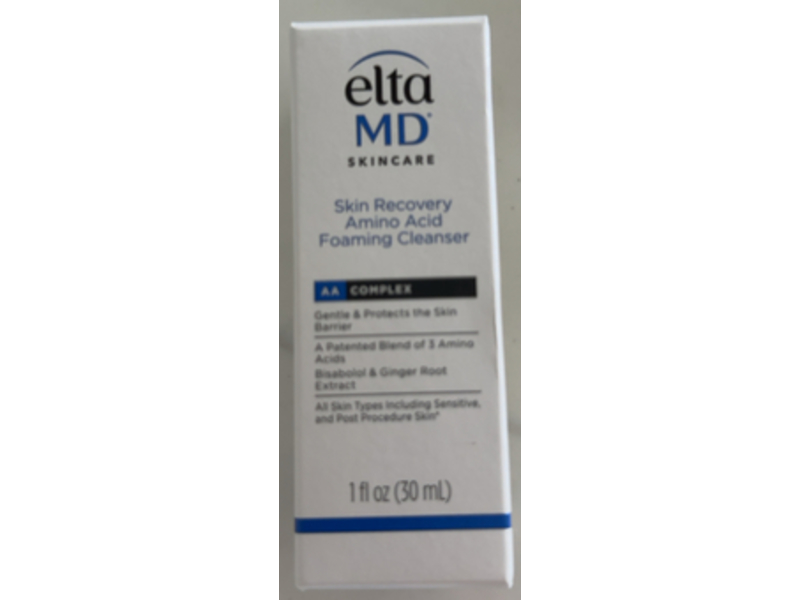 EltaMD Skin Recovery Foaming Cleanser, Amino Acid, 1 fl oz/30 mL