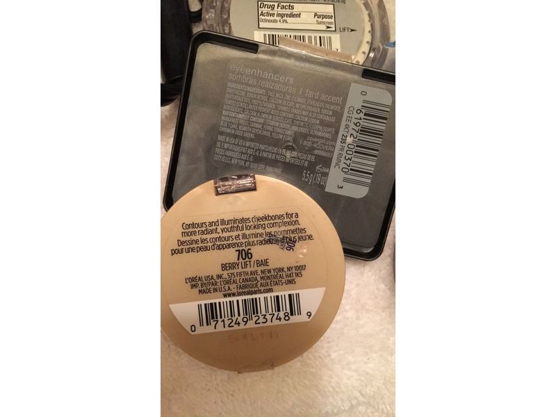 L'Oréal Paris Visible Lift Color Lift Blush, Berry Lift, 0.14 oz.