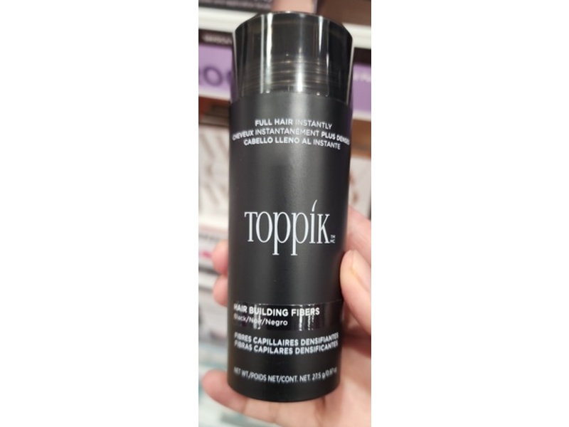 Toppik Hair Building Fibers, Black, 0.97 oz/27.5 g